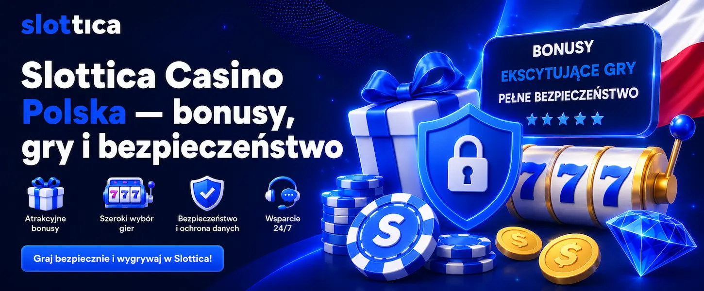 Slottica Casino Polska oferuje bonusy, gry i bezpieczeństwo z ochroną danych oraz atrakcyjnymi nagrodami dla graczy.